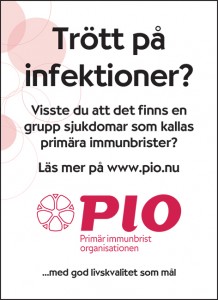 "Trött på infektioner?"